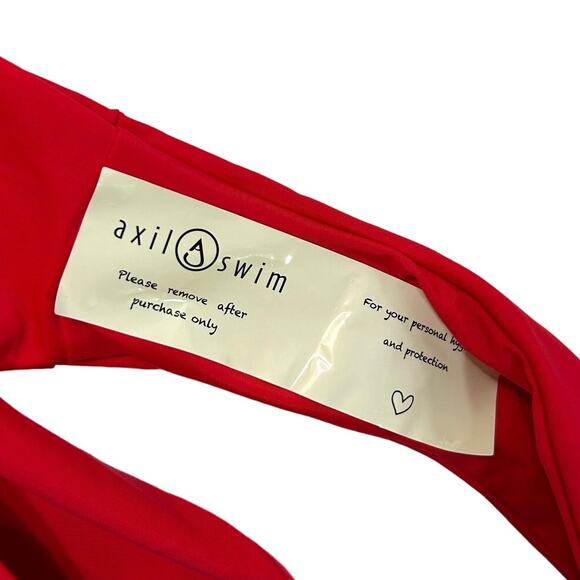 Axil Swim Venus Venere 2 Piece Bikini Set NWT Womens Sz M/L Red Blue Lightweight - Picture 7 of 7